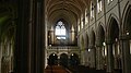 A view of the nave taken from one of the transepts