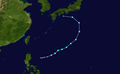 Tropical Storm Sonamu (Katring) track map