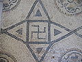 Swastika from Roman mosaic II cent. A. D. Sousse Tunisia