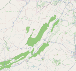 Winchester is located in Shenandoah Valley