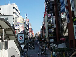 Looking east from Kashiwa Station