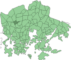 Location in Helsinki