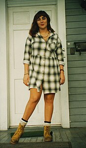 A 1990s shirtdress.