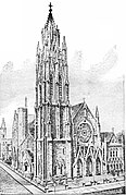 La 3e église, en 1889.