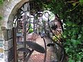 A secluded patio off Commercial Street in Provincetown