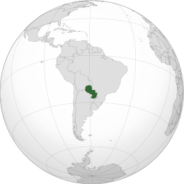 Map of Paraguay