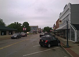 Downtown along E. Main Avenue