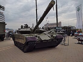 Т-72БМ2 на выставке MILEX-2023