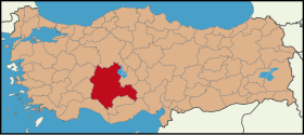 Localisation de Konya (province)