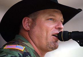 Montgomery performing at The Pentagon in mid-June 2003