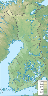 Location map Finland