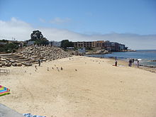 One of many beaches along the Monterey Bay coastline