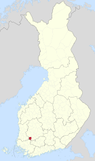 Lage von Punkalaidun in Finnland