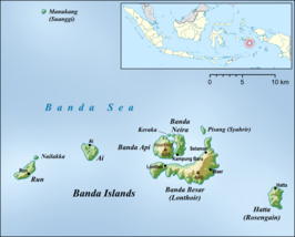 Kaart van Banda Besar