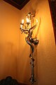 Gas light dragon sconce