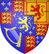 Coat of arms as King of England