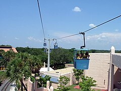 Skyride à Busch Gardens: The Dark Continent