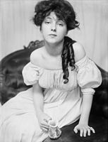 Gertrude Käsebierová: Slečna N, portrét Evelyn Nesbitové, 1903