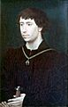 Charles the Bold, Duke of Burgundy, here as Count of Charolais (Painting by Rogier van der Weyden 1461/1462)