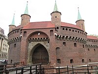 Барбакан в Кракове. 1498—1499