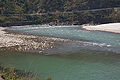 Alaknanda river near the town of Srinagar in Uttarakhand