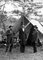 Abraham Lincoln wearing a top hat