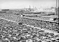 Image 33This 1941 photograph shows the maze of livestock pens and walkways at the Union Stock Yards, Chicago. Image credit: John Vachon, Farm Security Administration (photographer), Darwinek (digital retouching) (from Portal:Illinois/Selected picture)