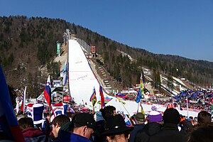 Letalnica bratov Gorišek im März 2015