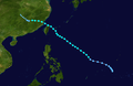 Severe Tropical Storm Bilis (Florita) track map