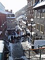 La rue du Petit-Champlain, dans le Vieux-Québec.