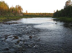 Luiro Kuisjoen suulla Tanhualla.