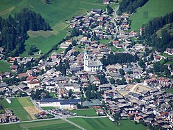 Toblach (Dobbiaco) panorámája