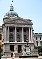 Image 1The fifth Indiana Statehouse in Indianapolis built in 1888 on the site of the third statehouse (from History of Indiana)