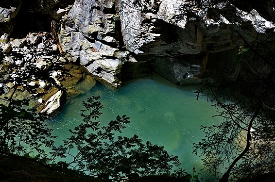 Rofflaschlucht, canton of Grisons Photograph: User:GF-wmch