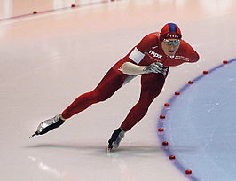 Håvard Bøkko tijdens de WK Allround 2007