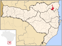 Jaraguá do Sul – Mappa