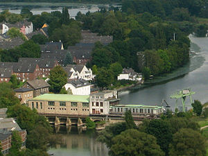 Kraftwerk Harkort am Obergraben der Ruhr