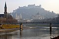 Salzach Nehri Salzburg'da