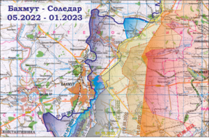 Бої за Бахмут-Соледар. Травень 2022-Січень 2023