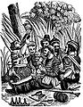 Image 35Bartholomew Roberts' crew carousing at the Calabar River; illustration from The Pirates Own Book (1837). Roberts is estimated to have captured over 470 vessels. (from Piracy)