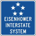 Eisenhower Interstate System sign