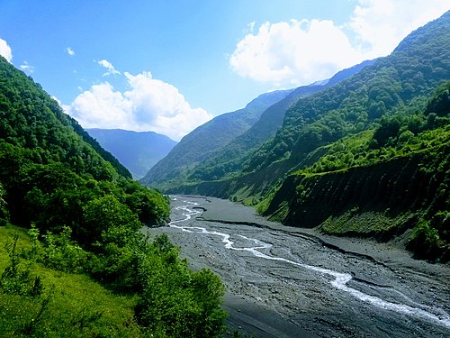 Kürmükçay river. Ilisu State Reserve. Photograph: Namikilisu