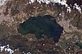 Ritratt bis-satellita tal-Lag Tacarigua (Lag Valencia) meħud minn astronawta tan-NASA