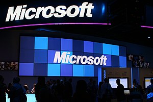 Gerai pameran Microsoft di CES 2009