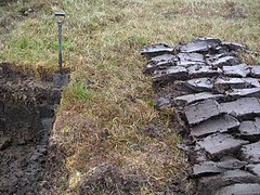 Torri mawn ar Leòdhas (Ynys Lewis), Ynysoedd Allanol Heledd, yr Alban