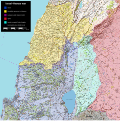 Separate map of Hezbollah clashes