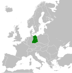 Ligging of Oos-Duitsland