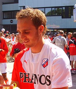 Sander Keller op een open dag van FC Utrecht