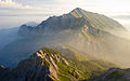 La Grigna Settentrionale vista dalla cima della Grignetta.