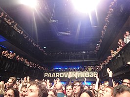 Interieur van het Paard van Troje in 2012, tijdens een concert van Spinvis